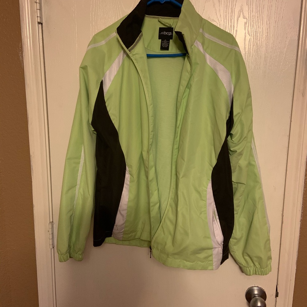 Green and brown active wear